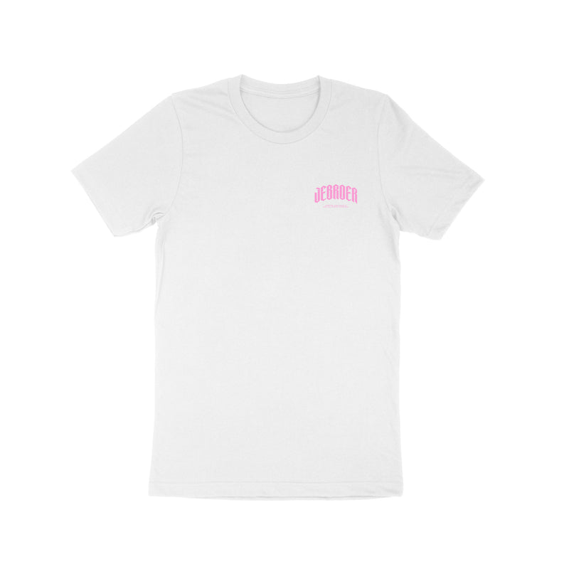 Jebroer "Outline white & pink" White t-shirt