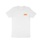 Jebroer "Outline white & orange" White t-shirt